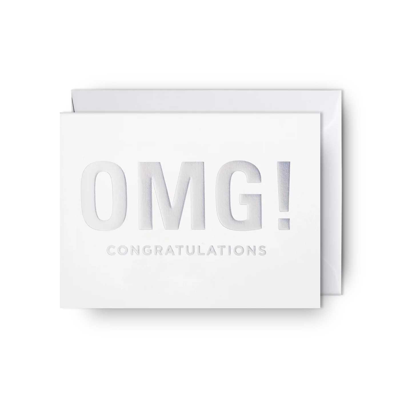 Mini Greetings Card - OMG! Congratulations