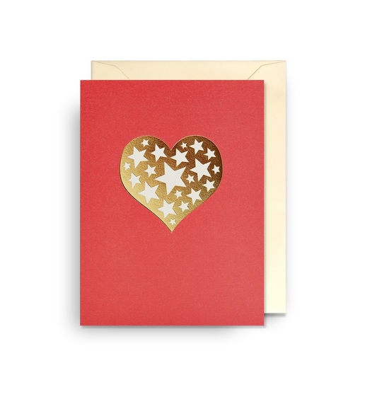 Lagom Mini Card - Gold Heart