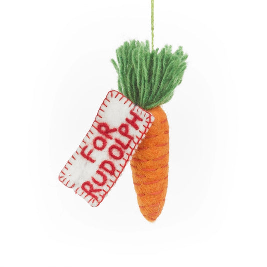 Felt So Good Hanging Decoration - Rudolphs Carrot