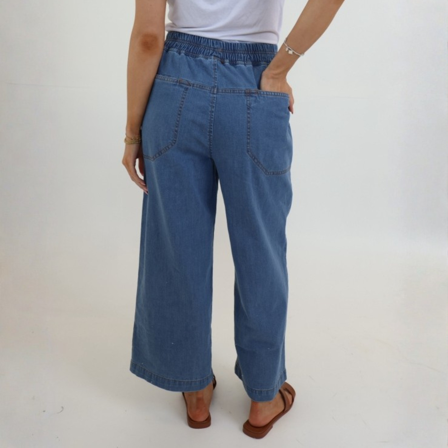 Cropped Jeans - Light Denim