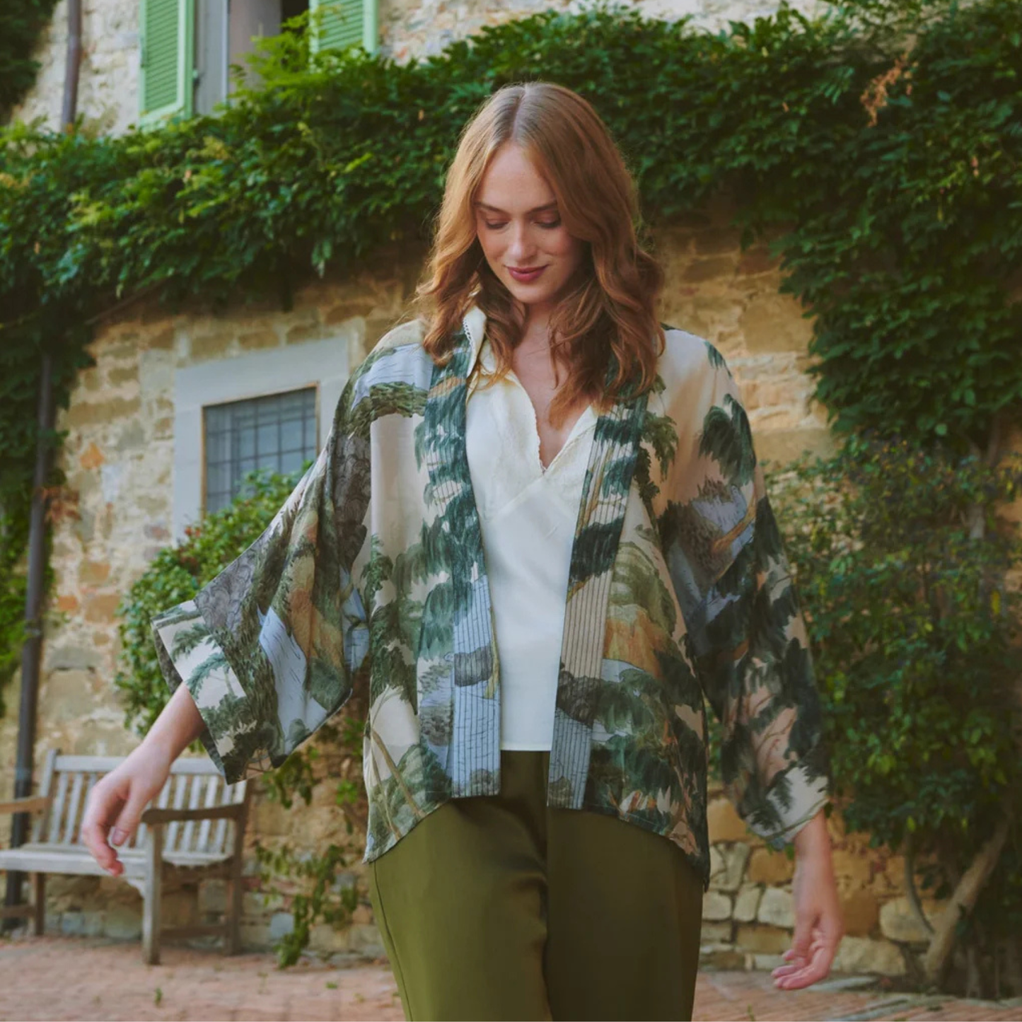 Kimono - Rivers and Trees Natural