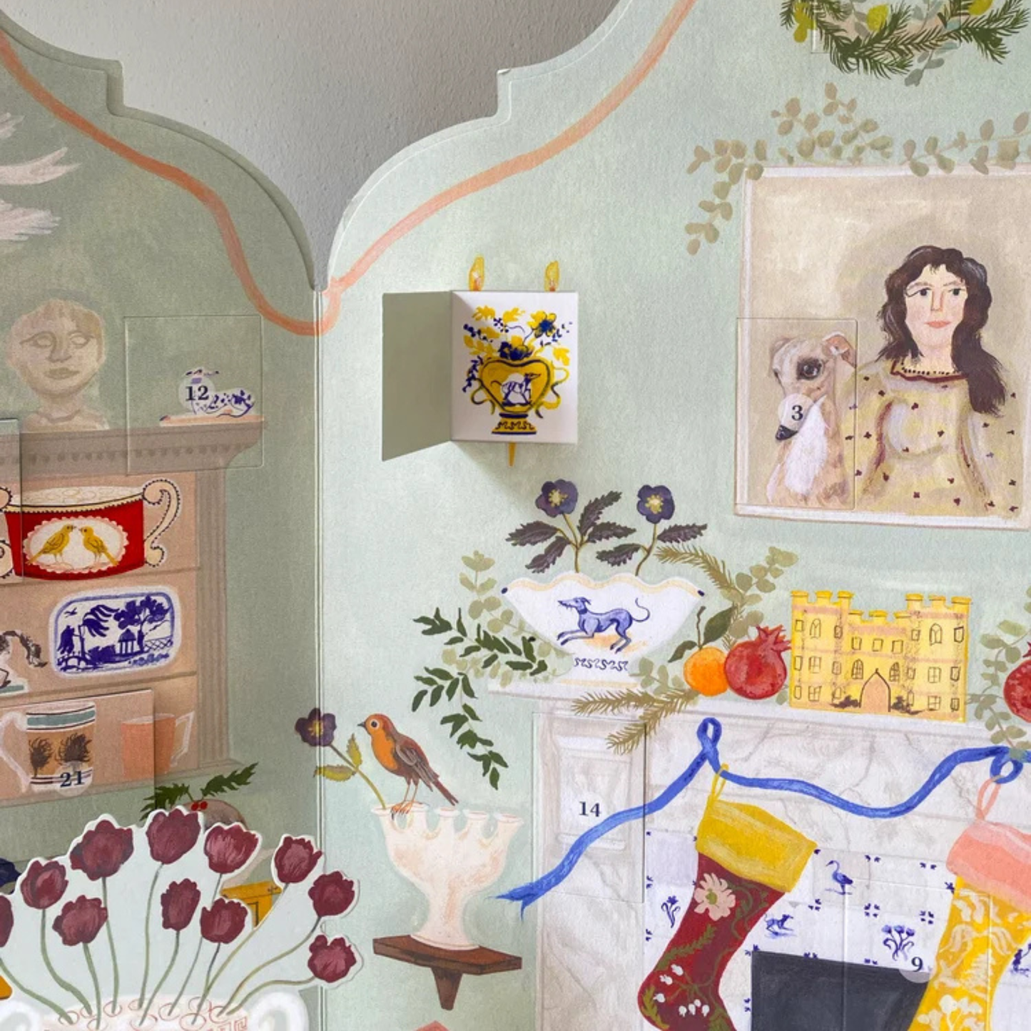 Advent Calendar - Festive Dutch Gable