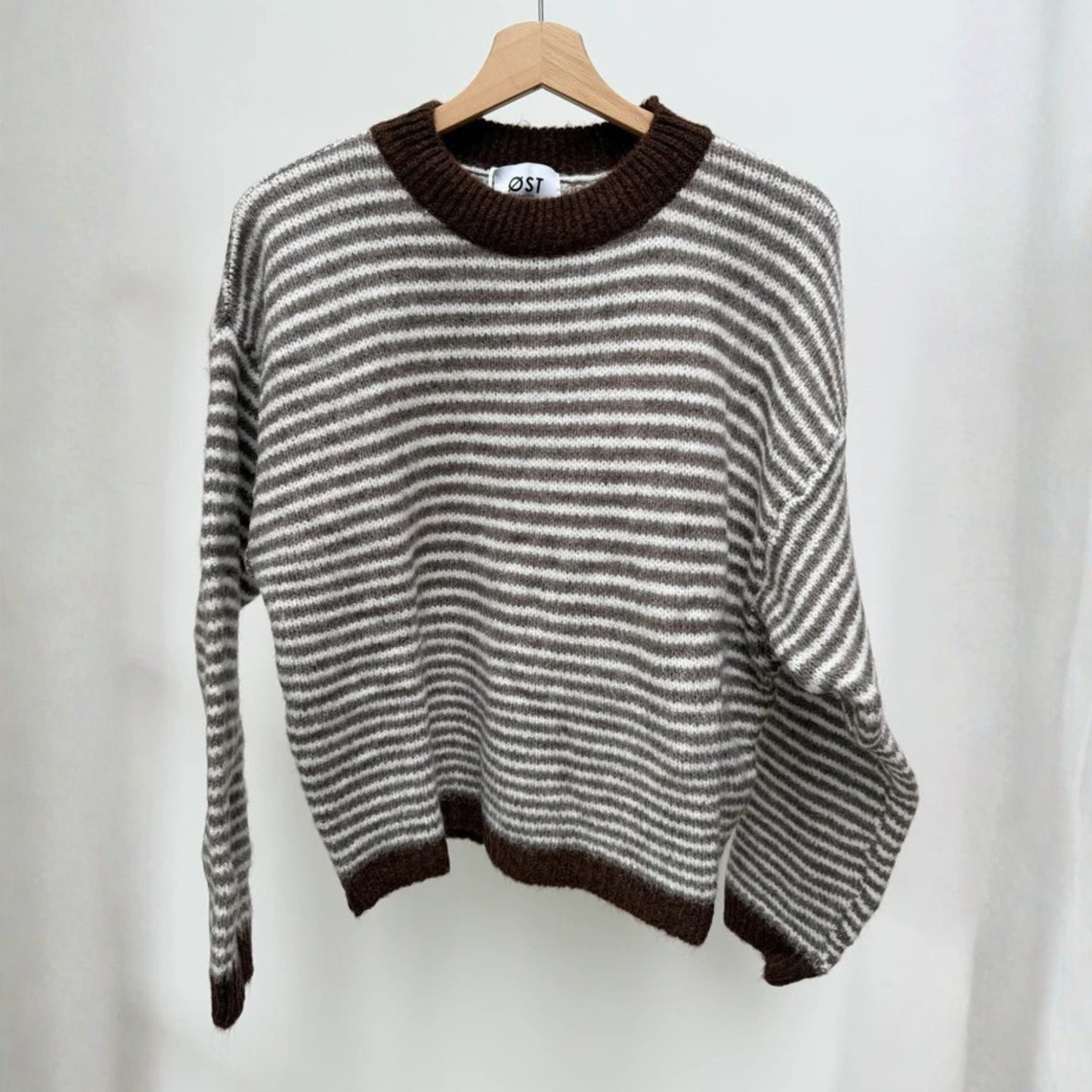 Nanna Striped Jumper - Brown
