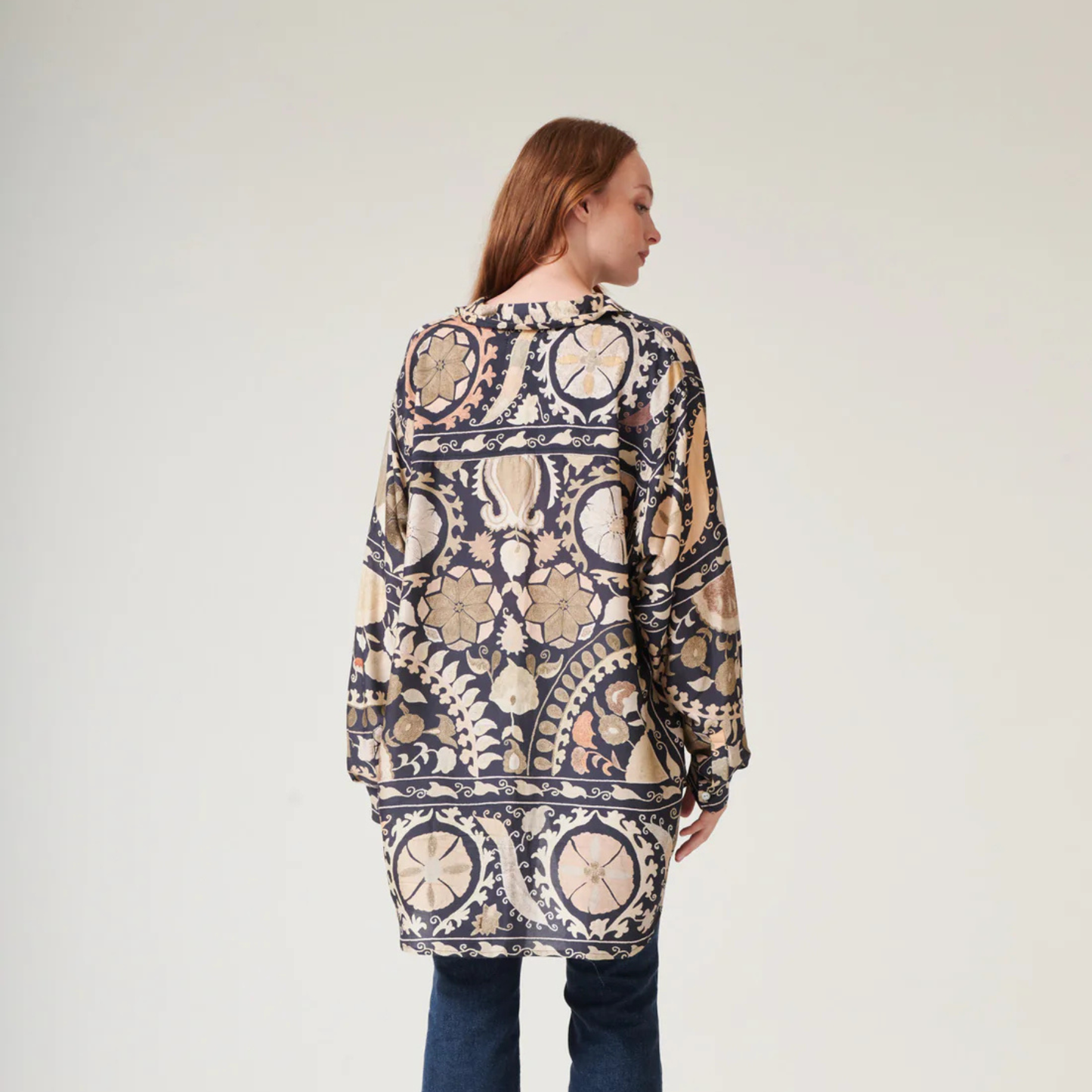Oversized Shirt - Susani Charcoal