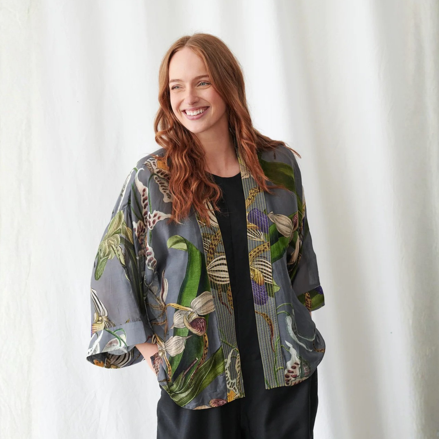 Kimono - Orchid Grey