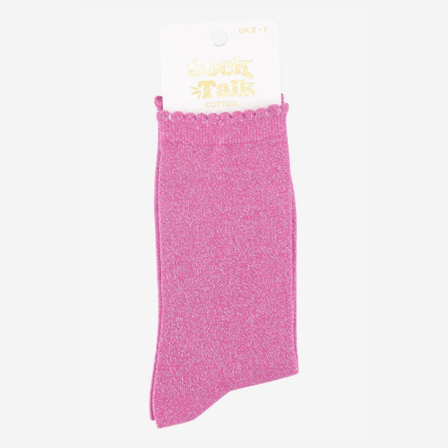 Sock Talk Glitter Socks - Pink