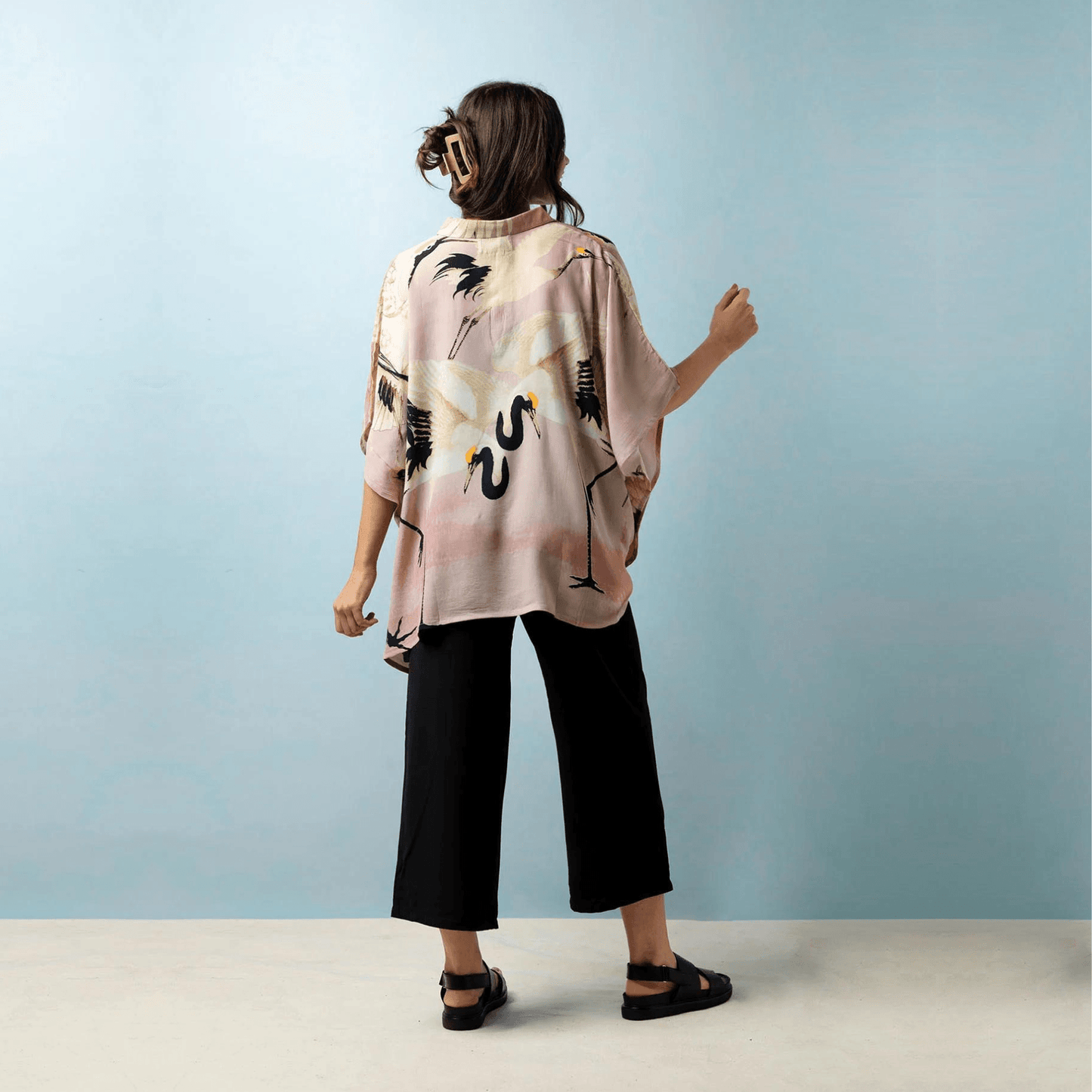 One Hundred Stars Tunic Top - Stork Plaster Pink