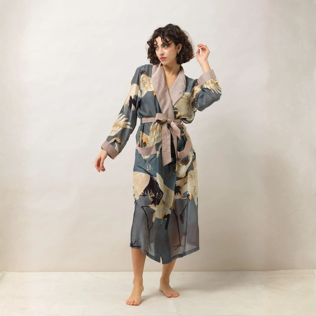 Gown - Stork Slate