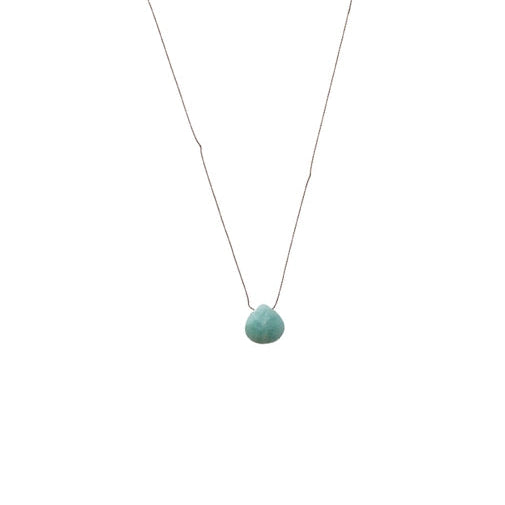 Silk Cord Necklace - Amazonite