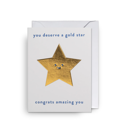 Lagom Mini Card - Gold Star