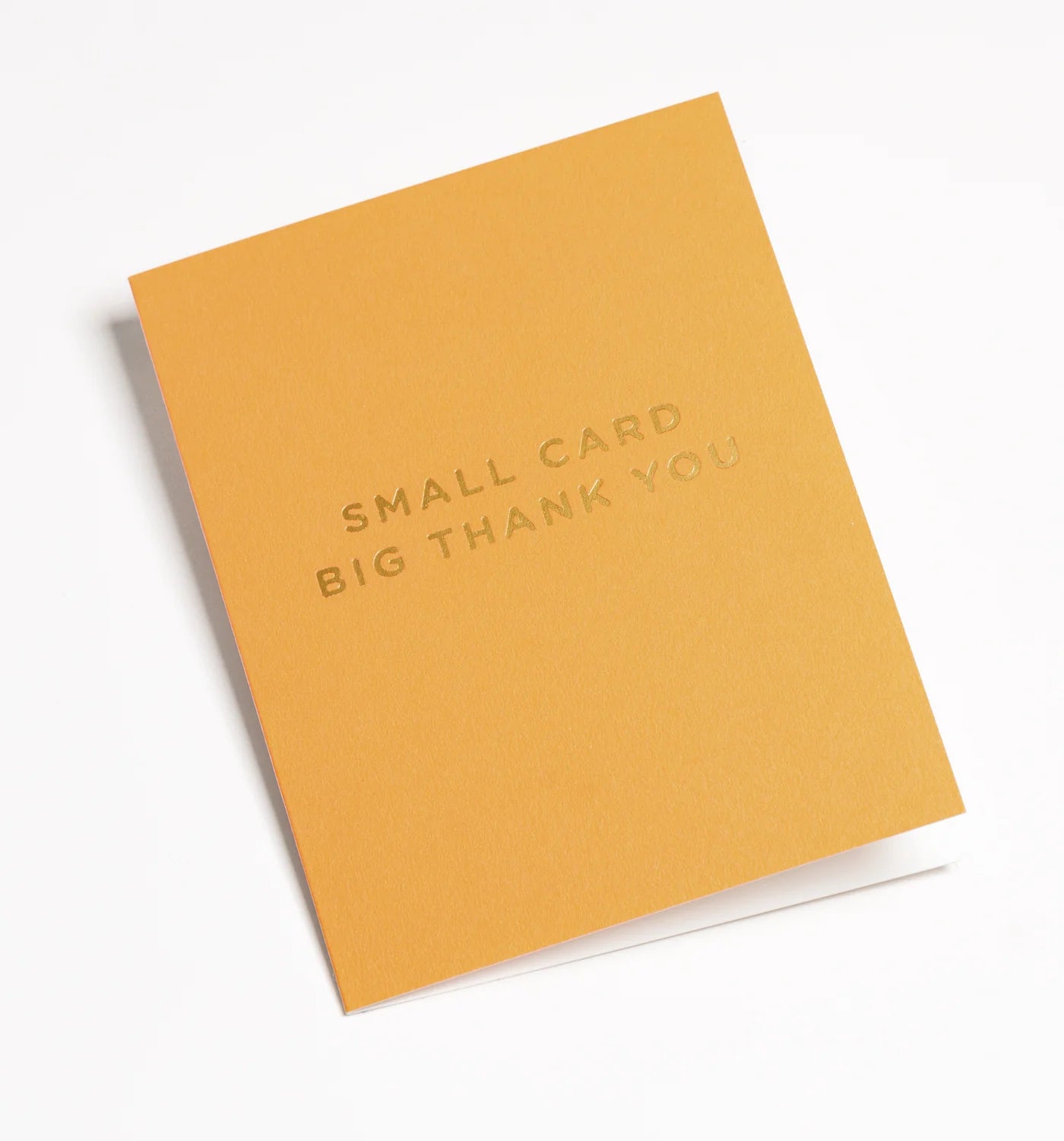 Mini Greetings Card - Small Card Big Thank You