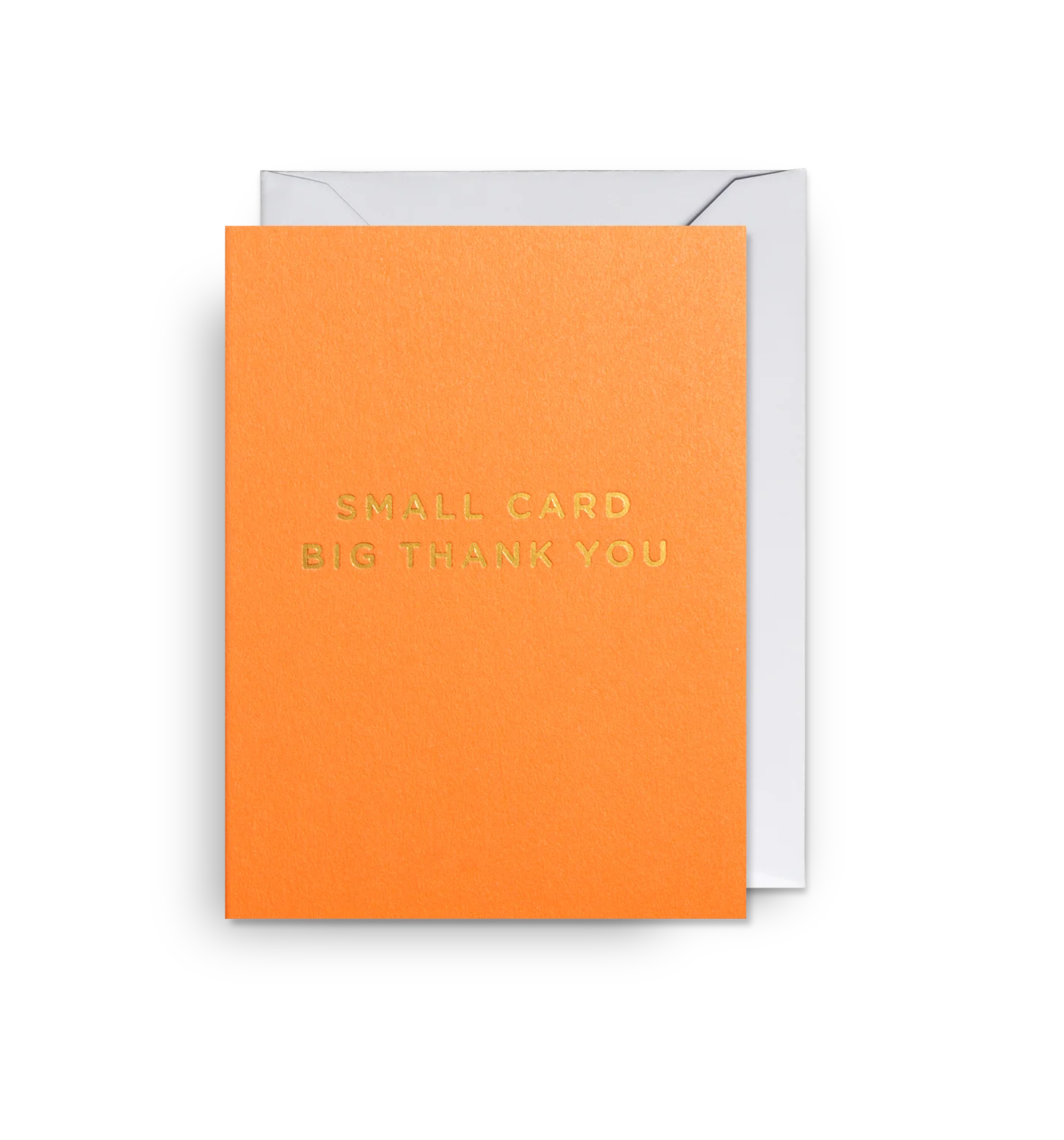 Mini Greetings Card - Small Card Big Thank You