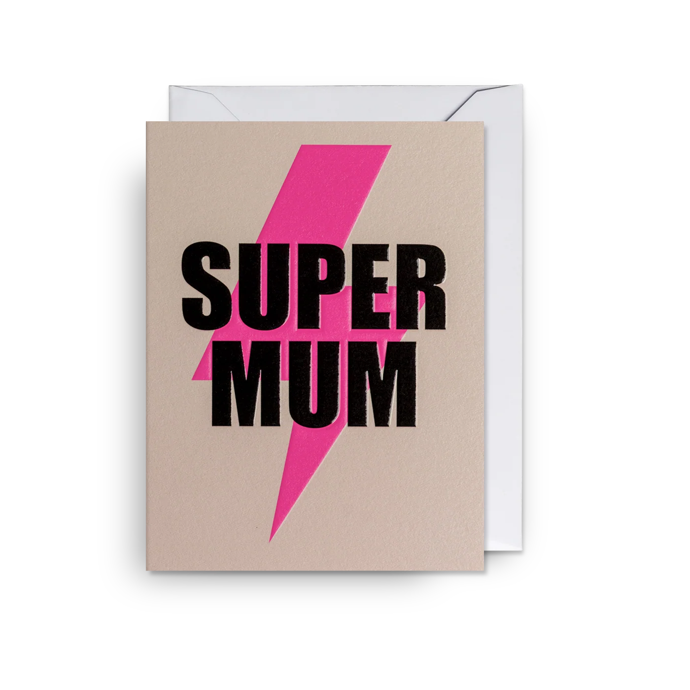 Mini Greetings Card - Super Mum