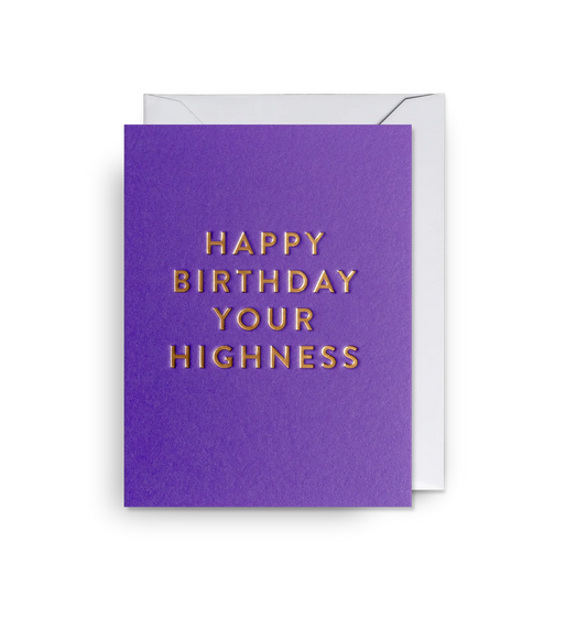 Lagom Mini Card - Happy Birthday Your Highness