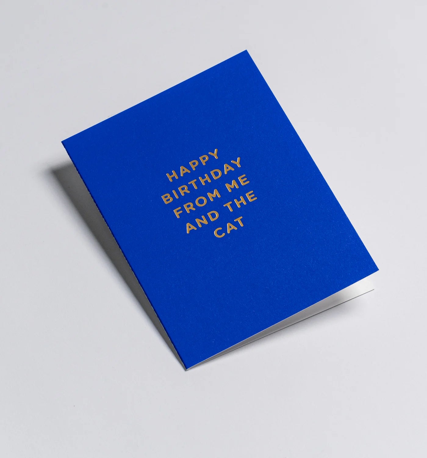 Lagom Mini Card - Happy Birthday From Me and the Cat