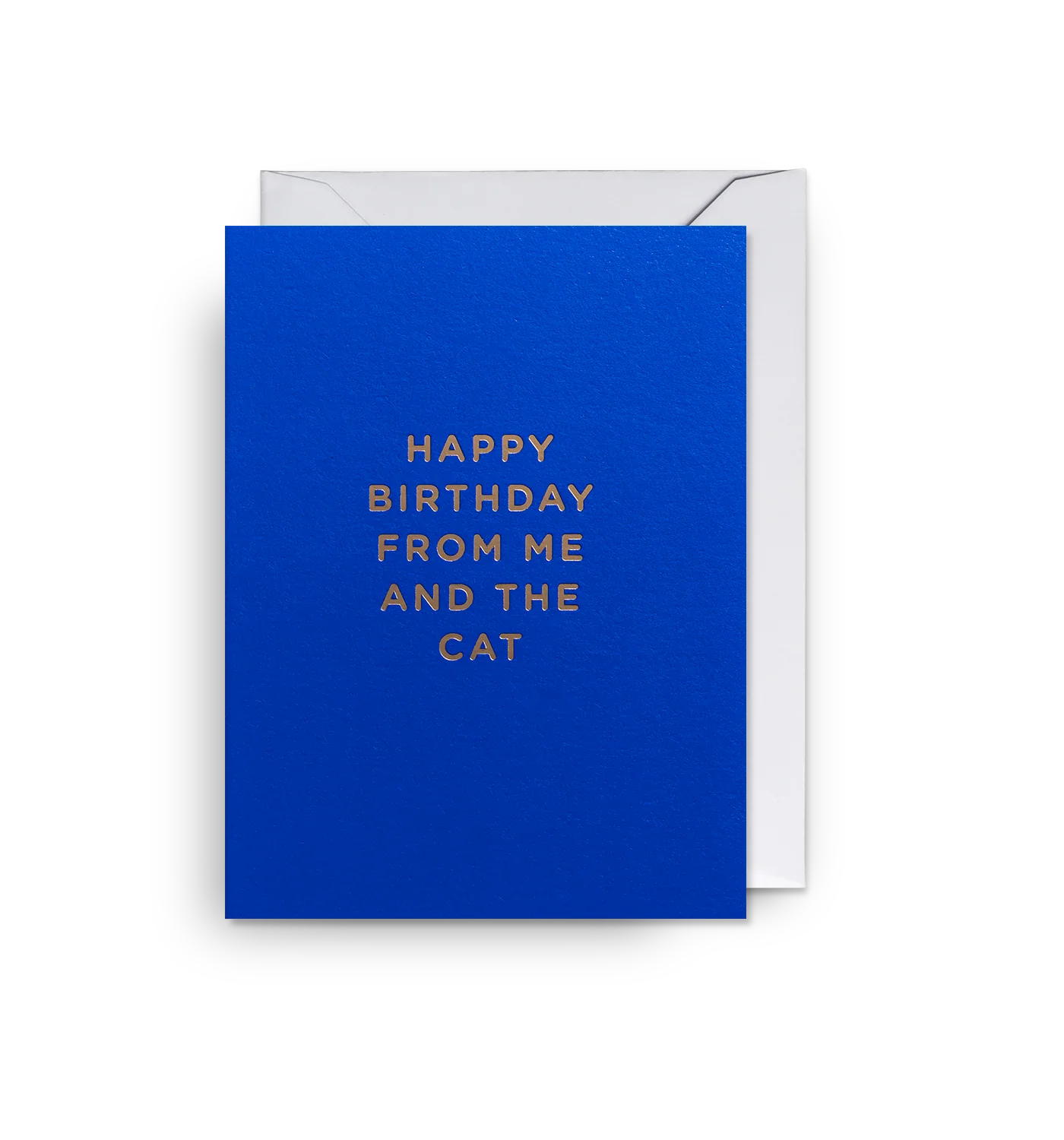 Lagom Mini Card - Happy Birthday From Me and the Cat