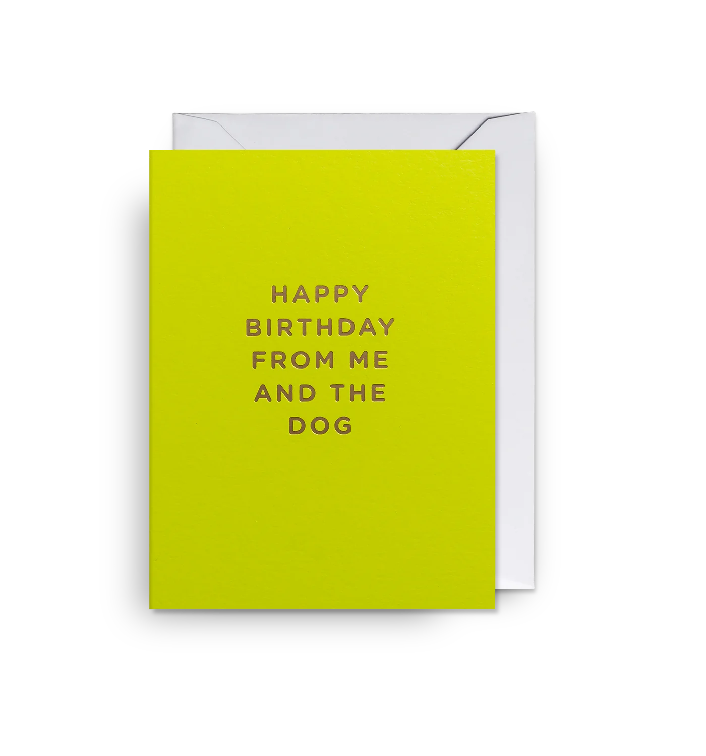 Lagom Mini Card - Happy Birthday From Me and the Dog