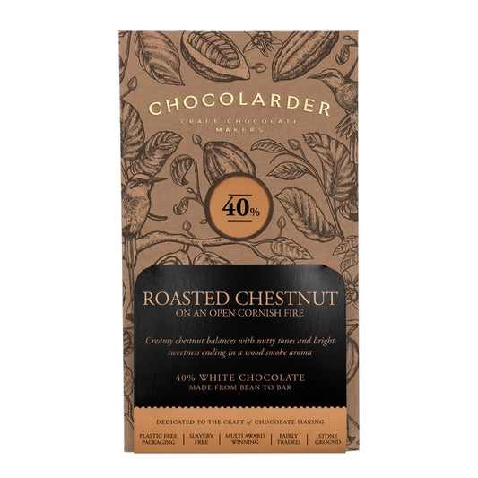 Chocolarder Bar - Roasted Chestnut 40% White Chocolate