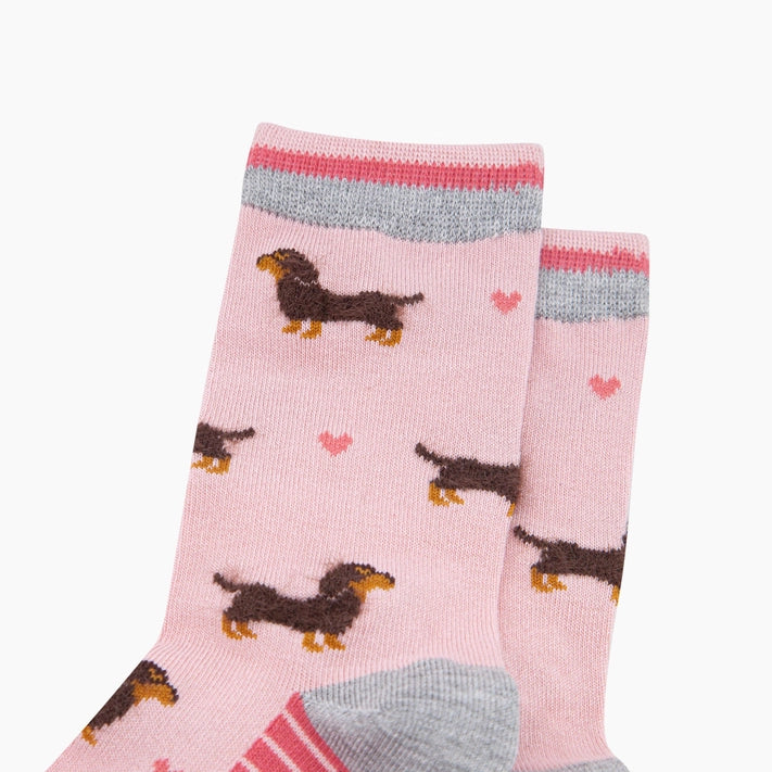 Fluffy Bamboo Socks - Sausage Dogs