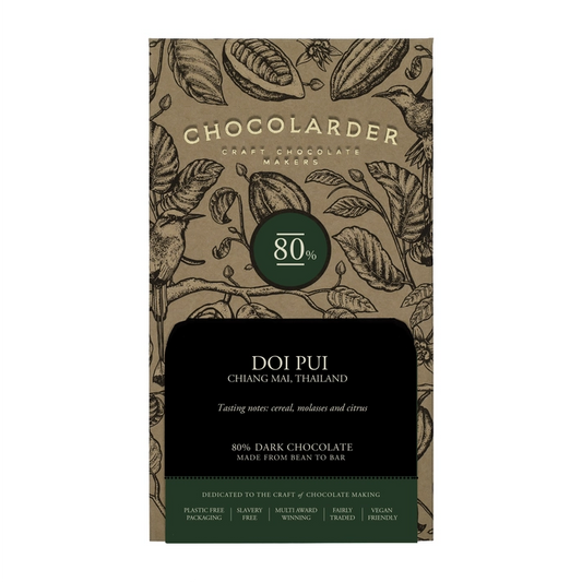 Doi Pui 80% Dark Chocolate Bar