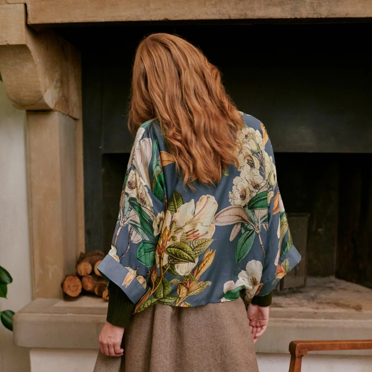 Kimono - Rhodoleia Blue