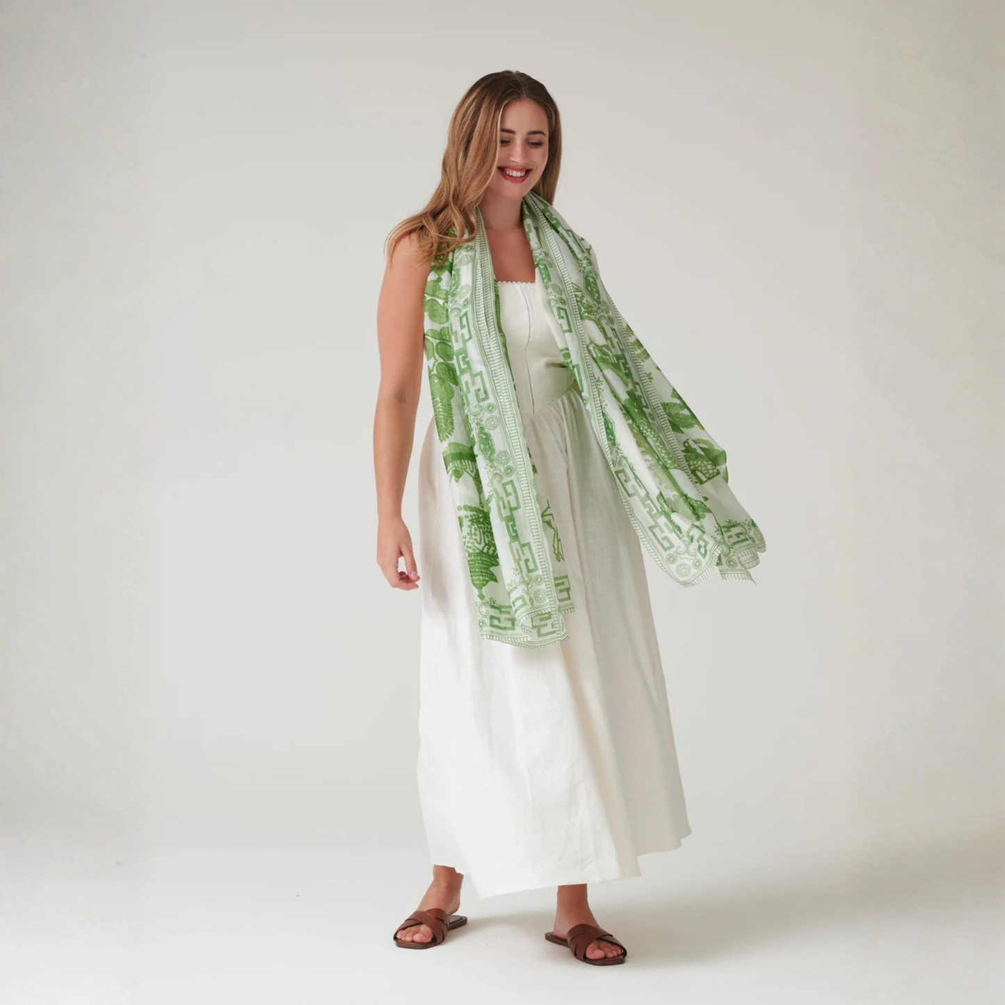 Scarf - Giant Willow Green