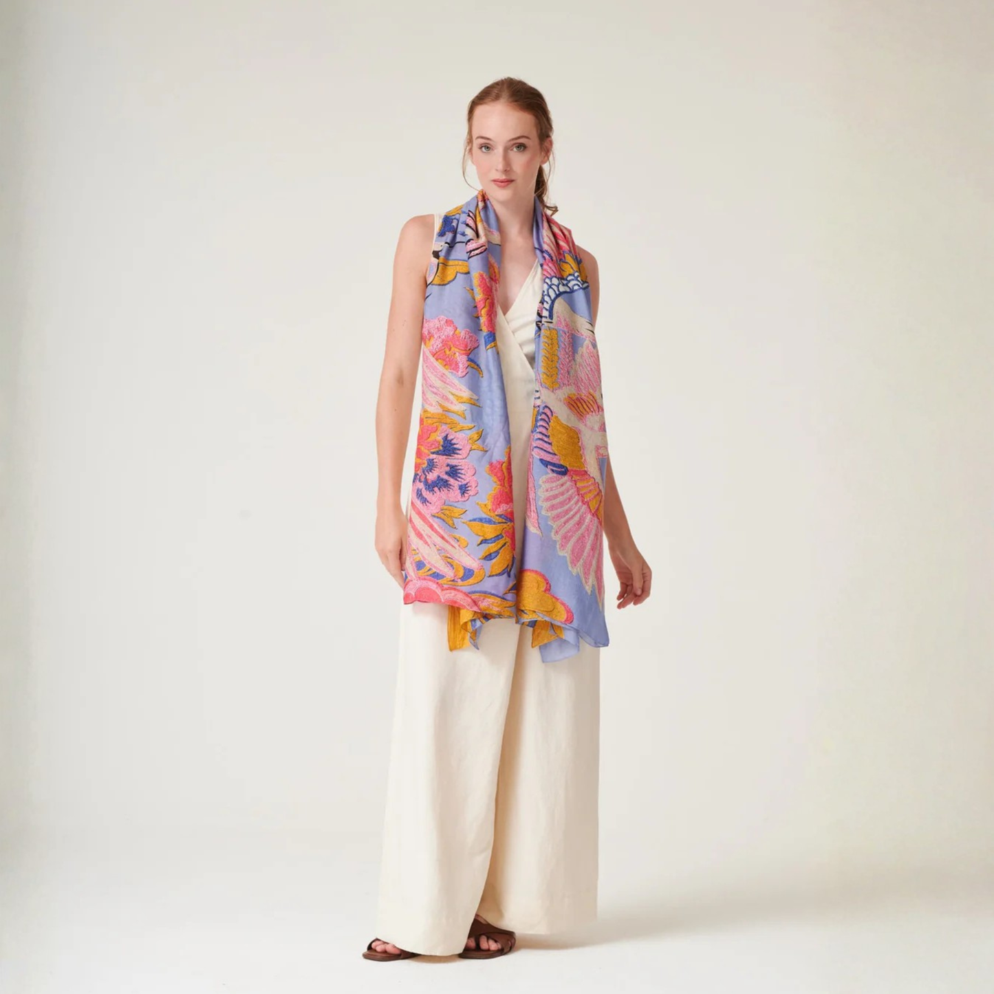 Scarf - Crane Periwinkle