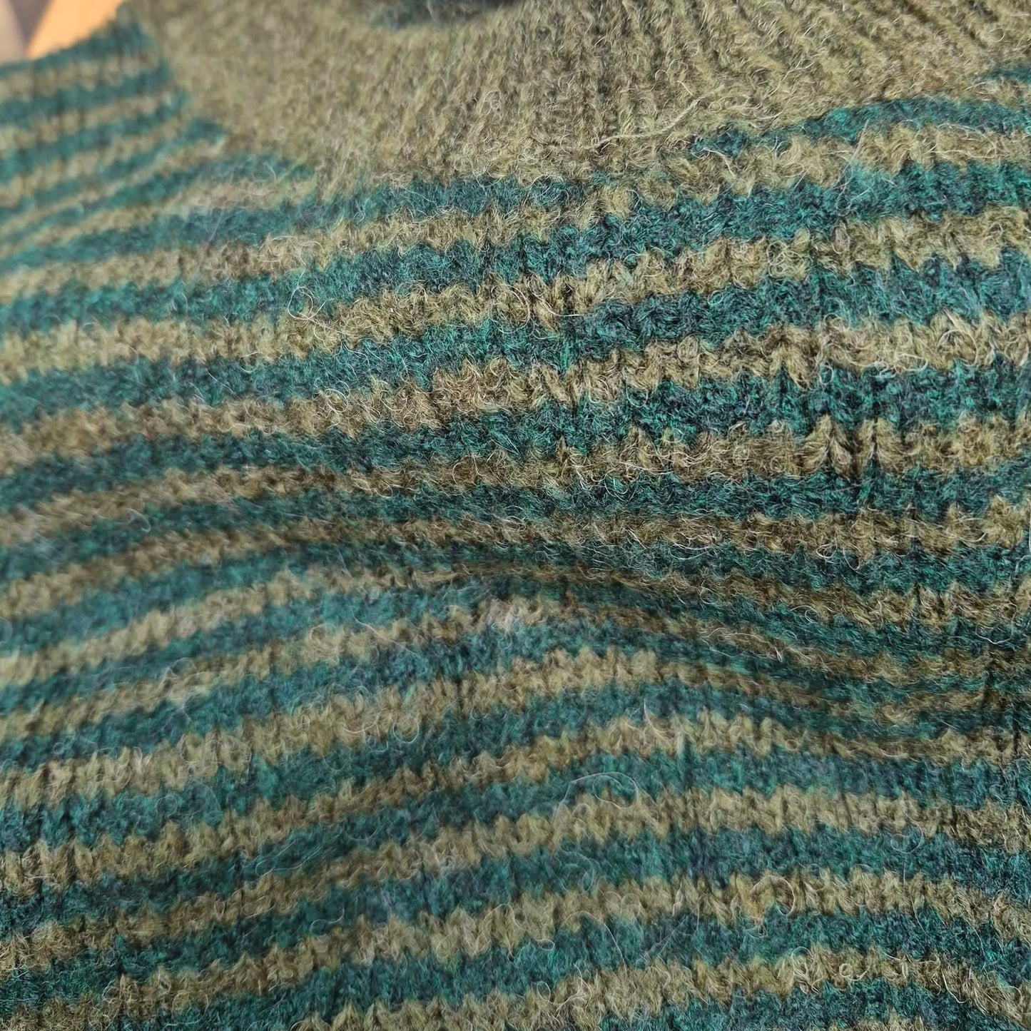 Alma Striped Vest - Green