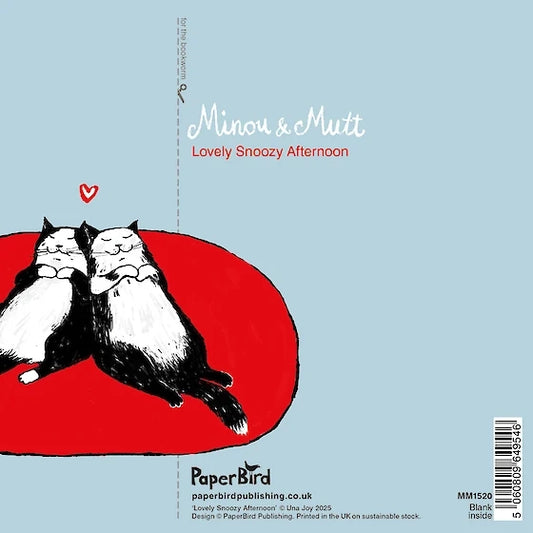 Greetings Card - Lovely Snoozy Afternoon