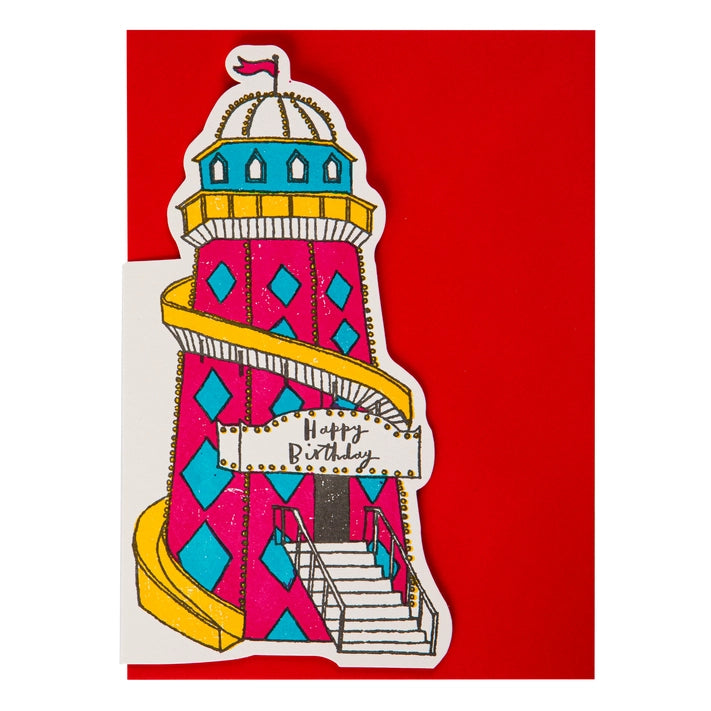 Greetings Card - Helter Skelter