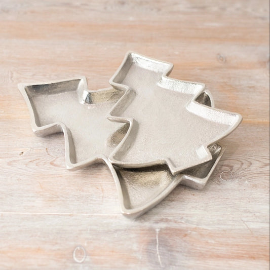 Tree Plate - Silver