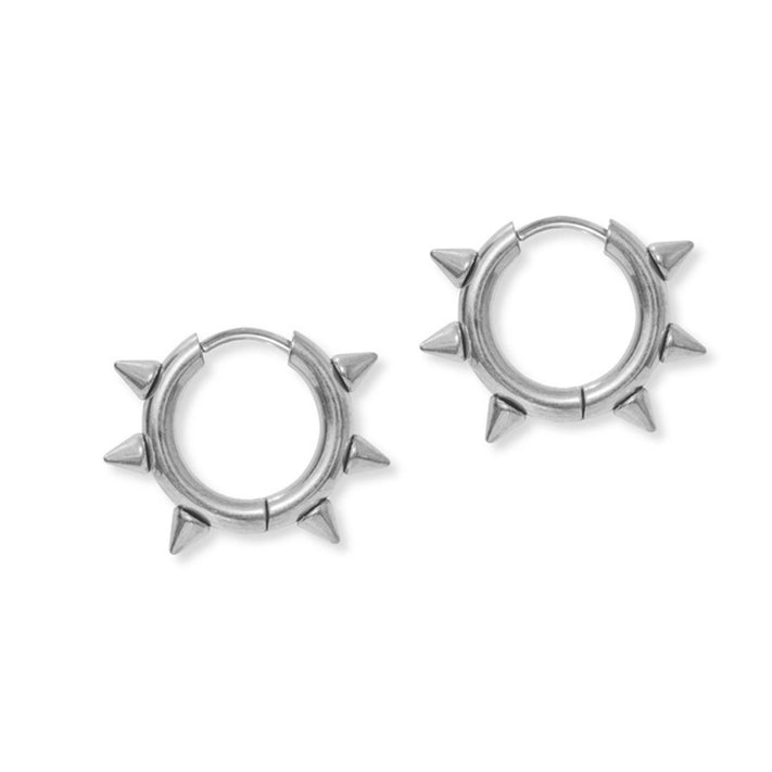 Moxie Hoop Earrings - Silver