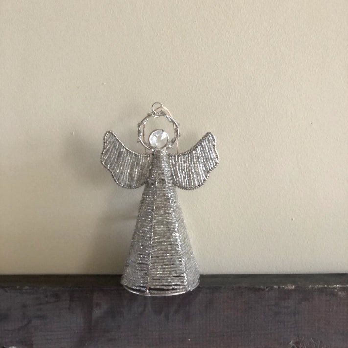 Hanging Beaded Decoration - Angel