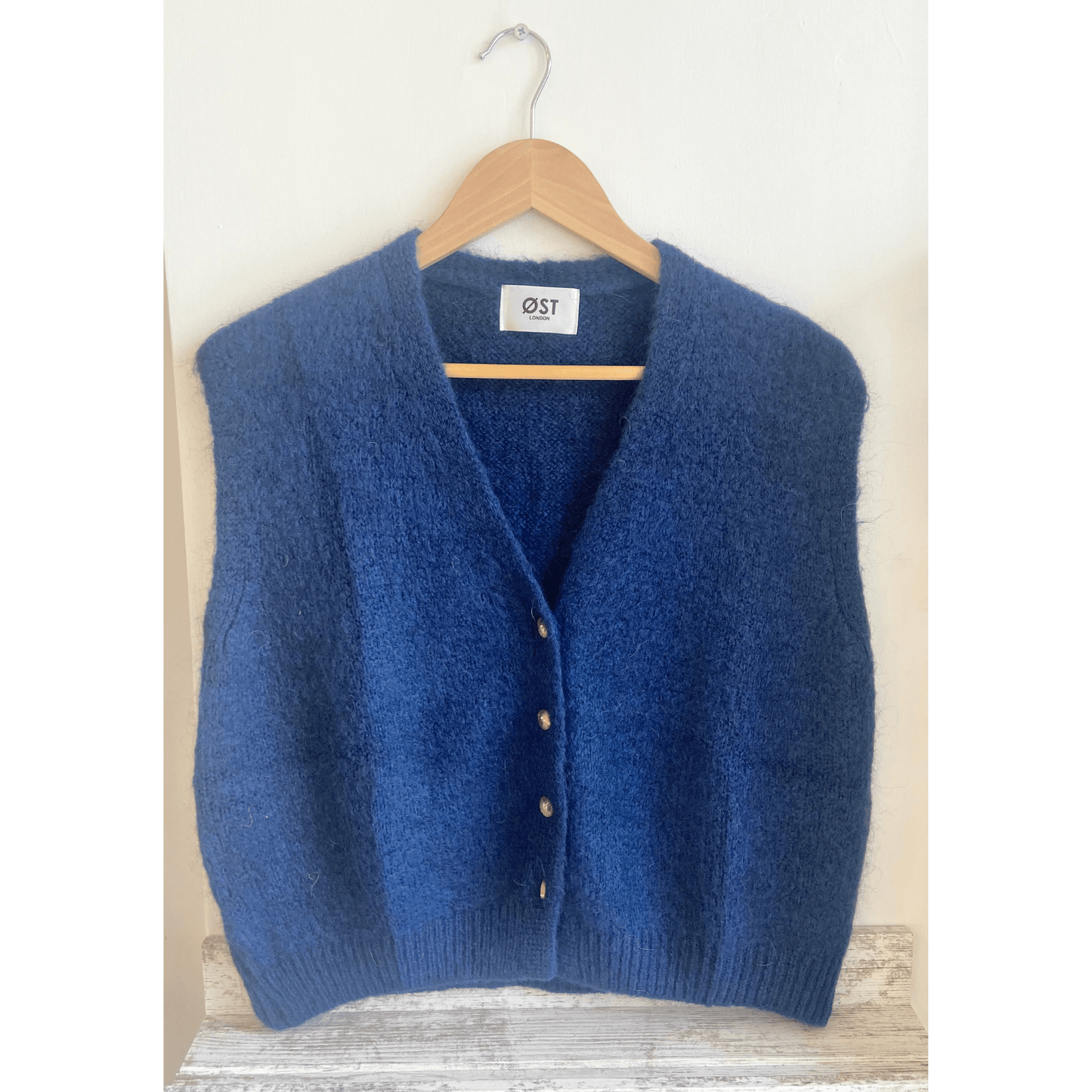 OST London Erika Kid Mohair Vest - Navy