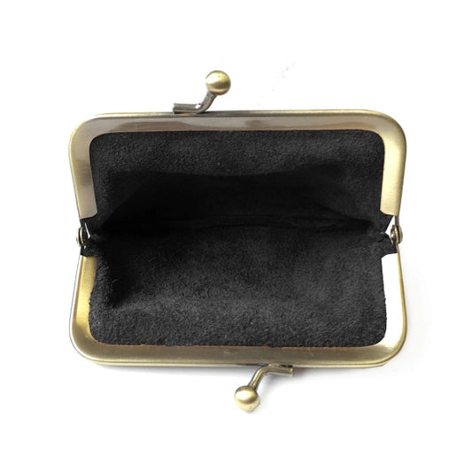 Leather Coin Purse - Black