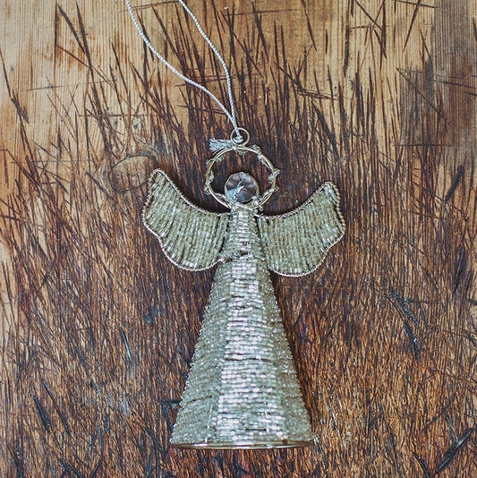 Hanging Beaded Decoration - Angel