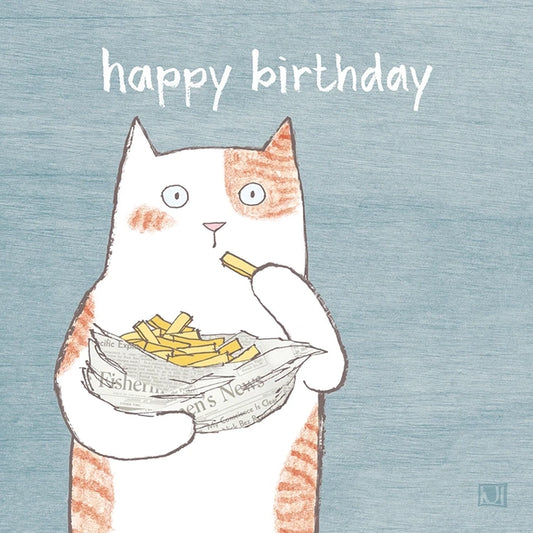 Greetings Card - Vegan Birthday