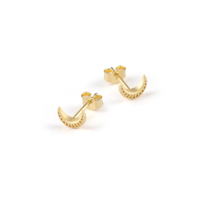 Gold Stud Earrings - Portmoon