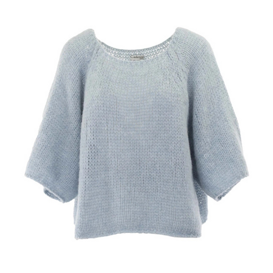 Alpaca Blend Jumper - Ice Blue