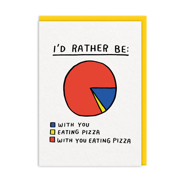 Ohh Deer Greetings Card - I'd Rather Be