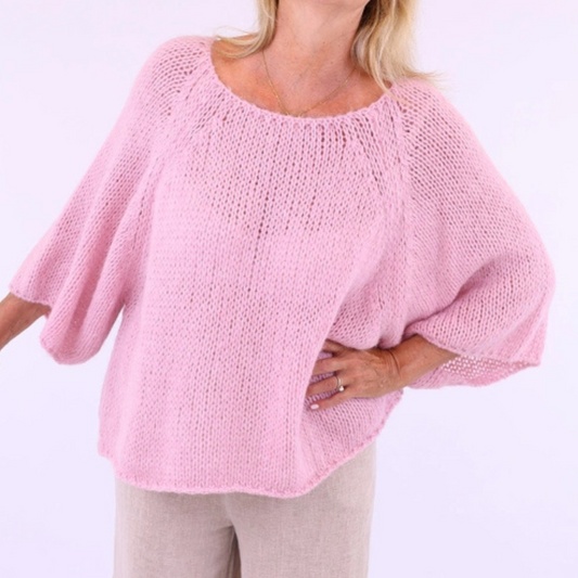 Alpaca Blend Jumper - Pink