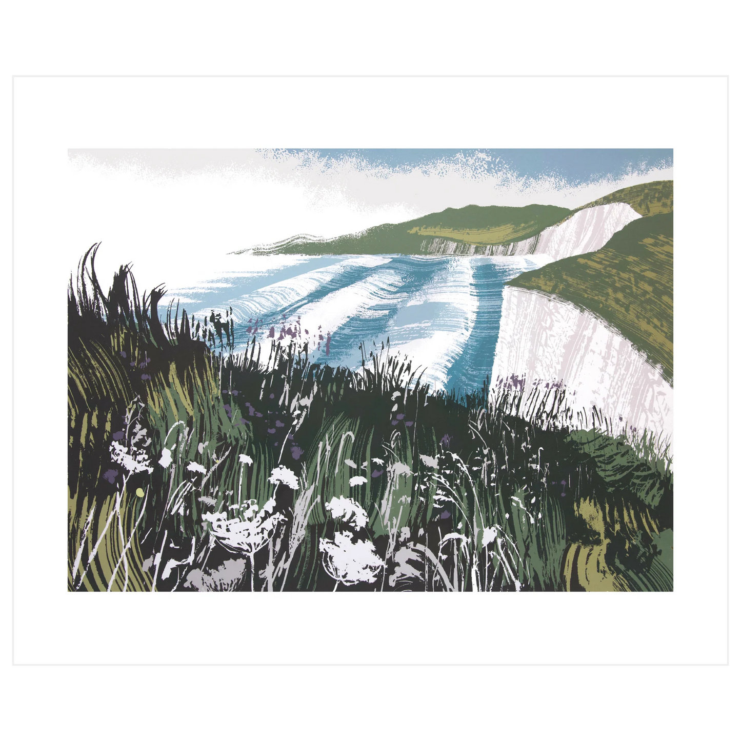 Greetings Card - Channel Swell