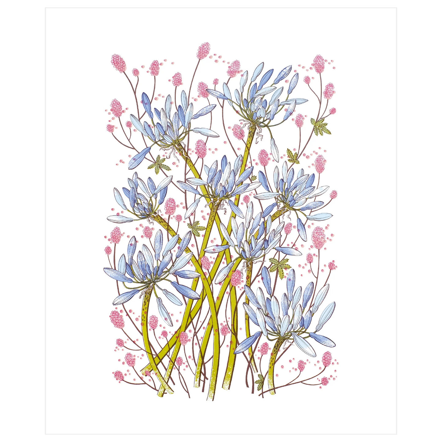 Greetings Card - Summer Blue