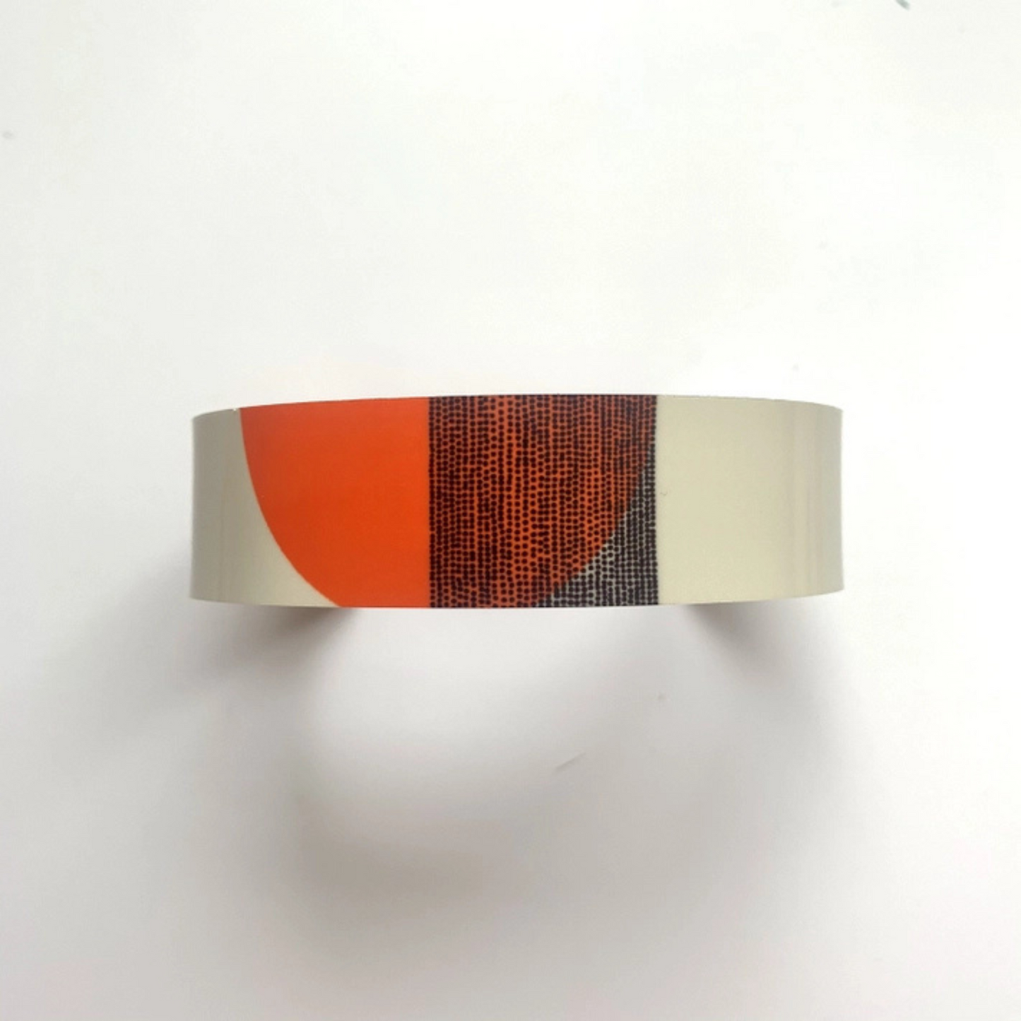 Jenni Douglas Balance Narrow Cuff Bangle - Orange Arc