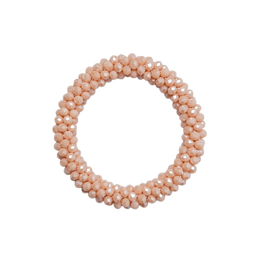 Beaded Sparkle Bracelet - Beige