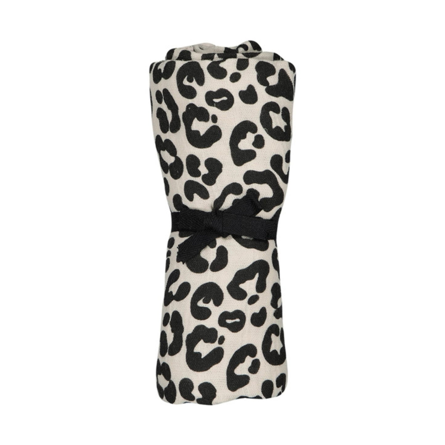 Square Scarf - Greige Leopard