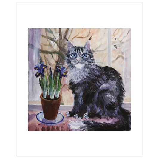 Greetings Card - Blue