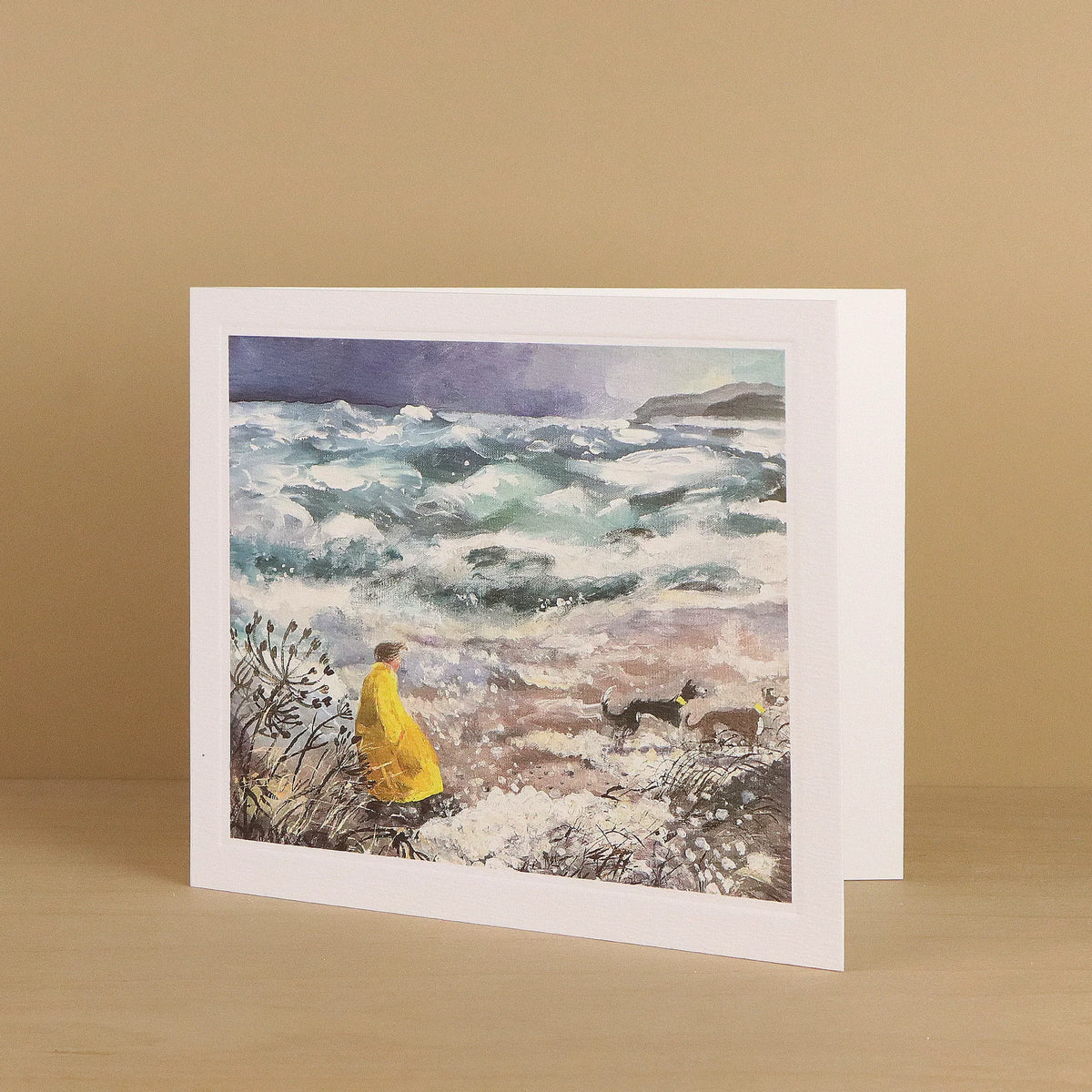 Greetings Card - Sea Foam