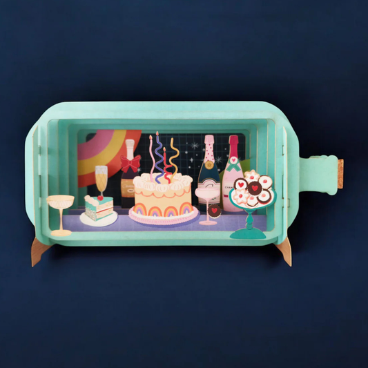 Pop Up Greetings Card - Birthday Celebrations