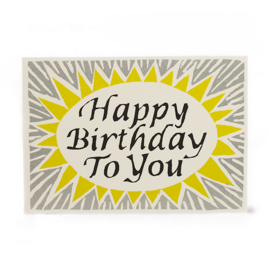 Greetings Card - Happy Birthday To You